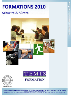 Sécurité et sûreté chez Temis Formation